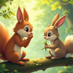 Сказка про Белочку, которая не любила чистить зубки